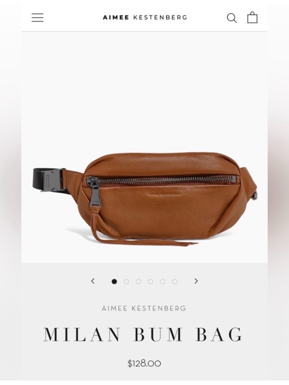 Aimee Kestenberg Tan Milan Bum Bag